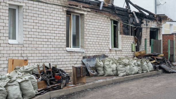 Professional Smoke Damage Removal technician working in Cedar Park, TX
